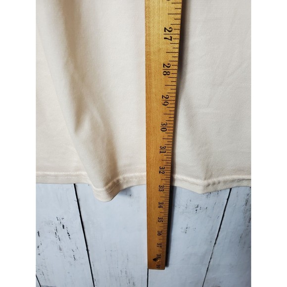 Ameri Mode Women's Dreamcatcher Printed Long Tunic Blouse Size S/M Beige Blue - Picture 7 of 8